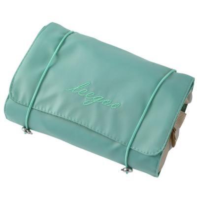 China Fashion mesh brush cosmetic storage bag can store for traveling cosmetic bag and folding storage bag for sale