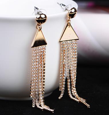 China ALLOY Indonesia Gold Jewelry Fashionable Gold Costume Earrings Pretty Style Indonesia Wholesale Jewelry for sale