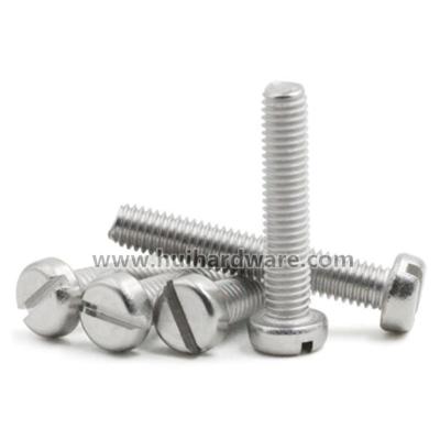 China Slotted Pan M6/M8/m10 A2-70 Stainless Steel Cheese Head Screws DIN84 for sale