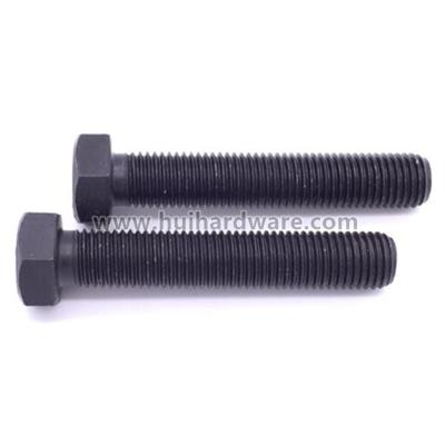 China DIN933 Connection Carbon Steel Grade 12.9 Hex Bolt With M18 Full Threaded M16 for sale