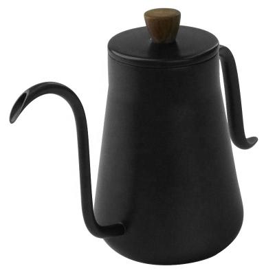 China WITH LID new arrival eco-friendly gooseneck stainless steel pour over coffee maker coffee kettle for bartender for sale