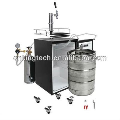 China Stainless Steel Kegerator Compressor Beer Cooler Dispenser Cooler Compressor Stainless Steel Beer Cooling Fridge for sale