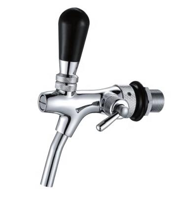 China Luxury Chromed Beer Flow Control Dispensing Tap for sale