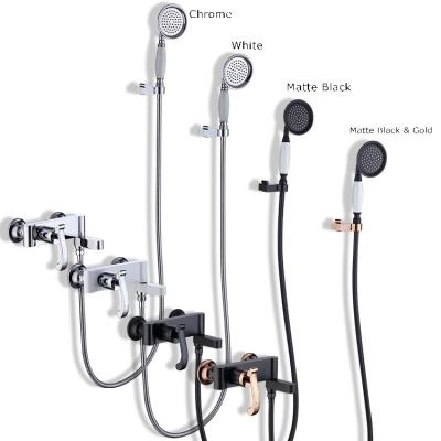 China With Slide Bar Porcelain Factory Tub Faucets Bathroom Taps Shower Faucet for sale