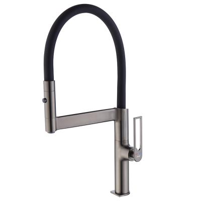 China Modern Luxury Kitchen Faucet Multifunctional Pull Out Sprayer Deck Mounted Mixer Tap Clean Water Hot And Cold Faucet for sale