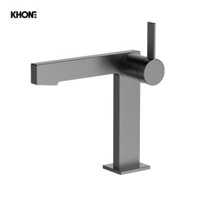 China Factory Wholesale EUROPE Designed Hotel Brass Copper Faucet Bathroom Sink Bathroom Basin Hot Cold Faucet for sale