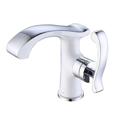 China Scandinavian High Quality Modern Designed Brass Basin Faucets Bathroom Faucet Sinks for sale