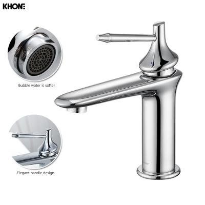 China Modern Chrome Modern Basin Faucet Brass Basin Faucet Mixer Tap for sale