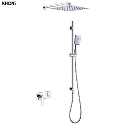 China With Slide Bar Brass Shower Mixer For Concealed Shower Rooms Bathroom Shower for sale