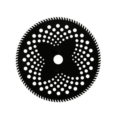 China Manufacturer Customized Lawn Mower Long Working Anti Winding Carbide Surface Coating Circular Saw Blade for sale