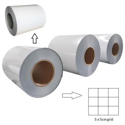 中国 Pre-painted Grid line magnetic whiteboard steel raw material for making whiteboard 販売のため