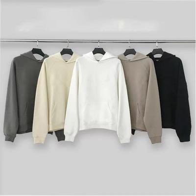 China 460Gsm Anti-wrinkle Heavy Blank Hoodies Men Custom Drop Shoulder Oversized for sale