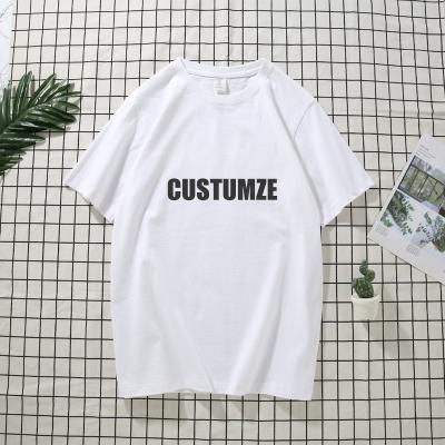 China Custom QUICK DRY Oversize T-shirt Hip Hop Streetwear Mens Womens Casual Hip Logo Print T-Shirt for sale