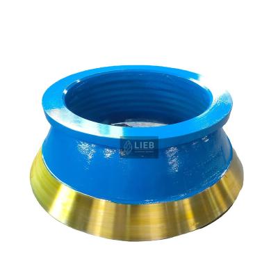 China Factory Construction Manganese Steel Mantle Casting Cone Crusher Wear Parts Ore Mining Crusher Spare Parts Bowl Liner High for sale