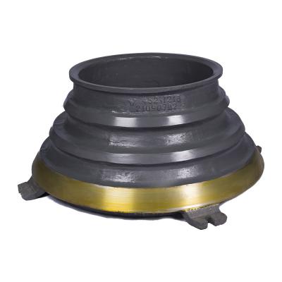 China Construction Cone Crusher Wear Liners For Sandvik Crusher Wraps High Manganese Steel Crusher Parts for sale