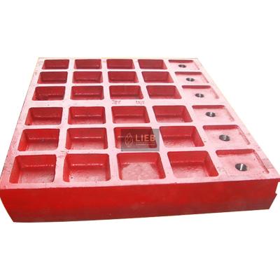 China High Efficiency Low Cost Jaw Crusher Plate Jaw Crusher Spare Parts Manganese Chrome Alloy Crusher Spare Parts for sale