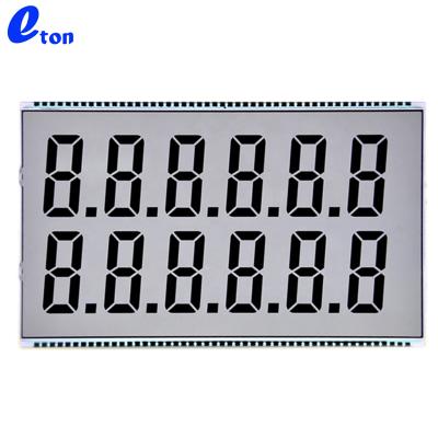 China TN 12 Digit Fuel Dispenser LCD Display 133.00X80.00mm for sale