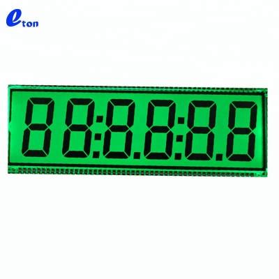 China Customized 50 Segment Digit 7 TN Pin 6 Monochrome LCD Display For Gasoline Pump / Fuel Dispenser / Gas Station ET-24452 for sale