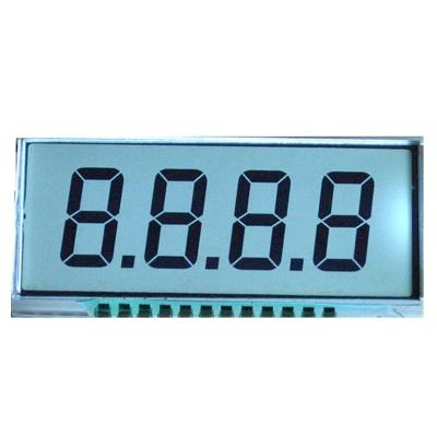 China Household Car Odometer 7 Segment LCD Display 4 Digit 7 Segment LCD Display Duty 13 ODM 14 Segment LCD Display application for sale