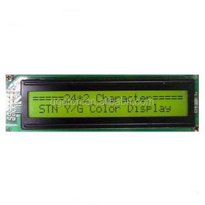 China 24x2 Character LCD Display Module 5.55*3.20 for sale