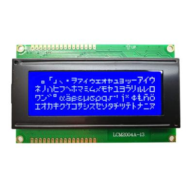 China high quality blue character factory price LCM 5V STN type lcd display COB 2004 20x4 98.0(L)x60.0(W)x13.3(T)MAXmm module for sale