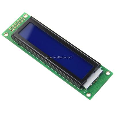 China 20x2 Character 2002 20*2 LCD Module Blue Background White Characters LED Backlight 5.55mm H X 3.20mm W for sale