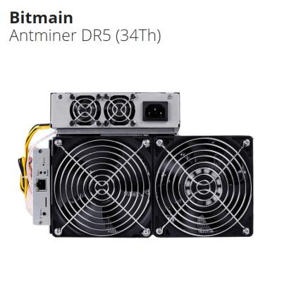 China New Antminer DR5 (34Th) Bitmain mining Blake256R14 algorithm hashrate 34Th/s for sale