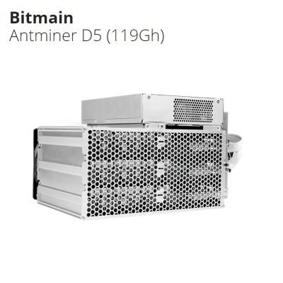 China New high profit Bitcoin Mining Device BTC Antminer D5 Bitmain X11 algorithm 119Gh for sale