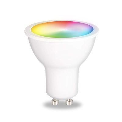 China WOOJONG party light bulb MR16 wifi voice Smart RGB home support Alexa Smart Bulb GU5.3 5W support Alexa Smart Bulb 5W for home/party for sale