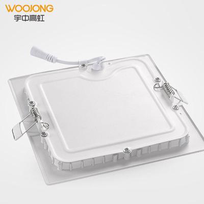 China WOOJONG Modern Led Panel Ceiling Lights 3w-24w Round Square Recessed Slim Led Downlight High Quality Ultra Thin Led Hot Sales for sale