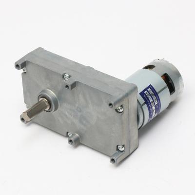 China 0.5rpm Low Rpm High Torque Flat Gearbox DC Motor Drip Proof DC Motor for sale