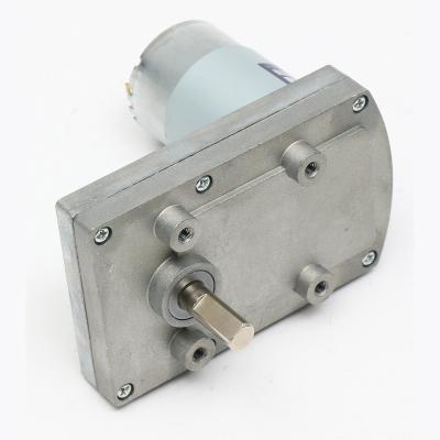 China Totally Enclosed 12v 24V DC Gear Motor DC Gear Motor for sale