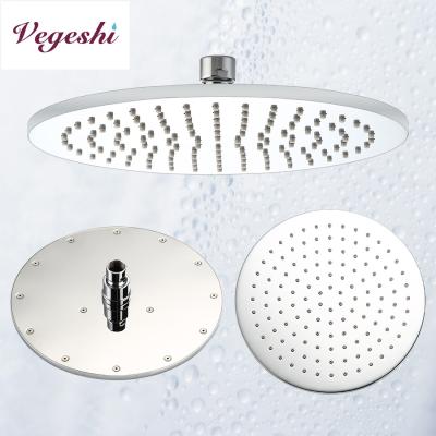 China Without Turnout Brass Round Head Bathroom Shower , Chrome Rain Shower for sale