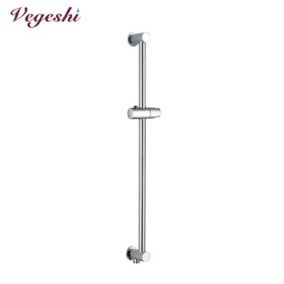 China No Turnout Vegeshi Bathroom Accessories With Shower Holder Frame Adjustable Height And Angle Brass Slide Bars for sale