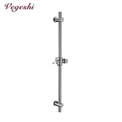 China Without Diverter Vegeshi Chrome Plating Round Brass Shower Slide Bar for sale