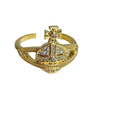 China Other jewelry from BNX the new star ring is lightly inlaid with flash diamond texture, gold luxury and fashionable light ring for sale