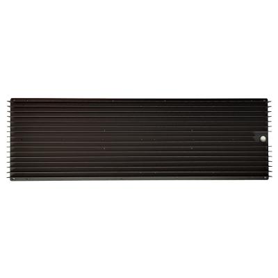 China Black Anodized Aluminum Heatsink LED Grow Quantum Board Heatsink for sale