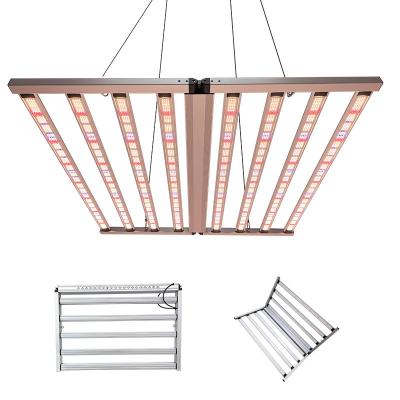 China 860W 2x4 LED Grow Light 2 Channel Full Spectrum LED Grow Light With UV And IR Light for sale