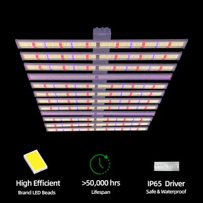 Китай 1060W складной отсоединяемый светодиодный свет для роста продается