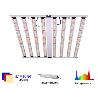 China Broad Spectrum LED Grow Lights One Channel Dimmable Full Spectrum LED Grow Light 800W For Greenhouse Plant Growth for sale