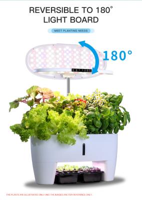 China LED Lighting System and Water Pump Intelligent Hydroponic Planter for Easy Indoor Farming for sale