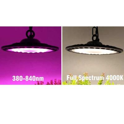 China Eff 2.6μmol/J Full Spectrum LED Grow Light UFO Grow Light Aluminum Material AC100-240V Voltage for sale