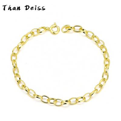 China Cold Wind Punk With Trendy Netflix Ins Models Fashion S925 Sterling Silver Bracelet Thick Metal Punk Sense Chain for sale