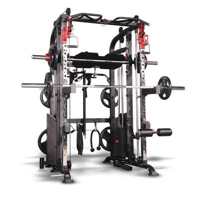 China Factory Directly Sale Gym Equipment Multifunctional Trainer Smith Machine Multiplayer Updated for sale