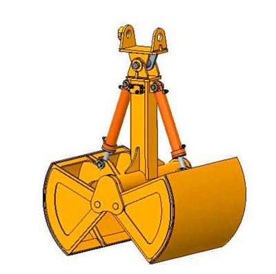 China Electric Crane Hydraulic Clamshell Grab Coal Solid Particles Grab en venta