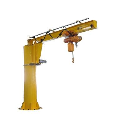 China 1ton Fixed Jib Hoist Crane Column Lifting Jib Crane Chain Hoist for sale