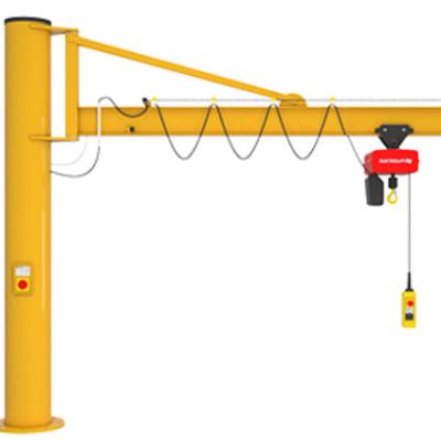 China 2ton Fixed Jib Hoist Crane Column Chain Hoist Lifting Jib Crane for sale