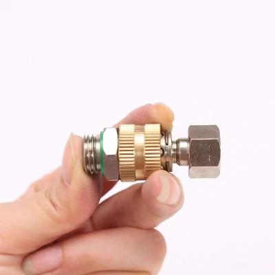 China Popular direct connection all-copper factory connector water gun water pipe fast quick connector for sale