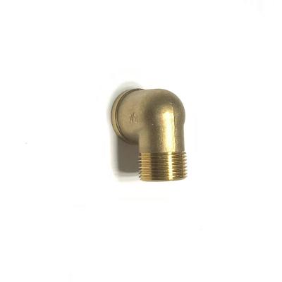 China Popular hot selling high quality brass connector 90 degree elbow fitting for water and fuel for sale