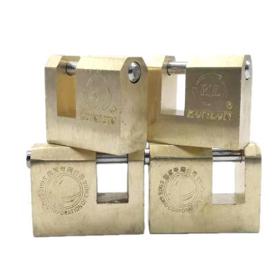 China Anti Theft And Anti Pure Copper Material Universal Key Lock Spring Lock Square Key Shear Lock for sale